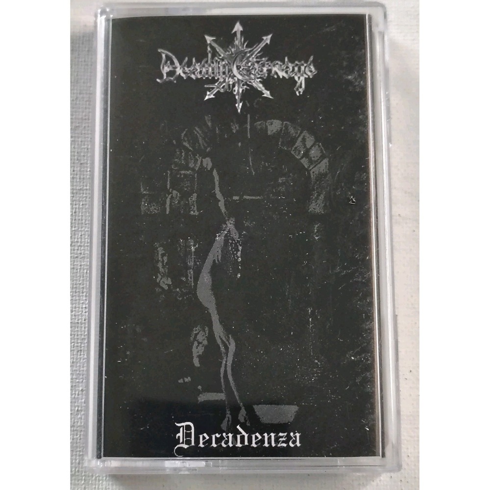 Deadly Carnage Decadenza Cassette Black Metal Ltd 1000